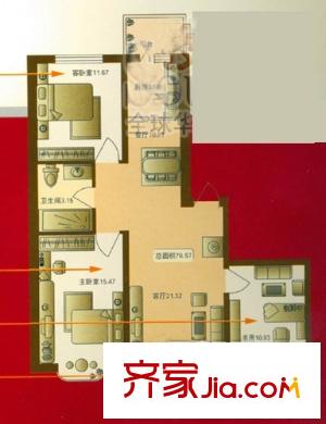 世界陽光國際社區(qū)戶型圖