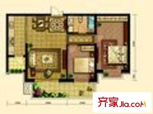 哈爾濱 盛實花園 戶型圖