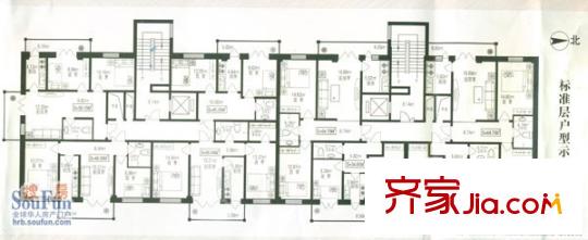 文苑世家戶型圖