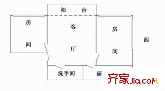天鵝湖花園2室1廳1衛(wèi)1廚