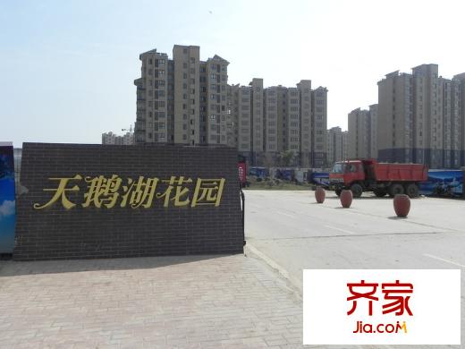 天鵝湖花園外景圖哈爾濱  