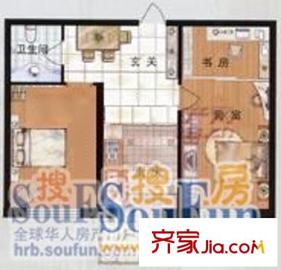 摩卡小筑2室1廳1衛(wèi)1廚