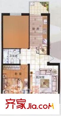 摩卡小筑2室1廳1衛(wèi)1廚