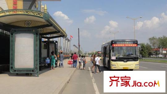 盛世財富公館配套圖項目前方公交站點（2012-06-20）