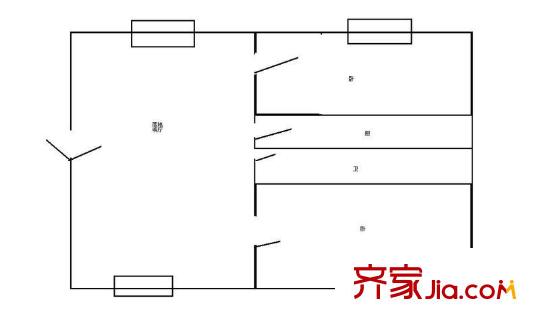 康隆小區(qū)2室1廳1衛(wèi)1廚