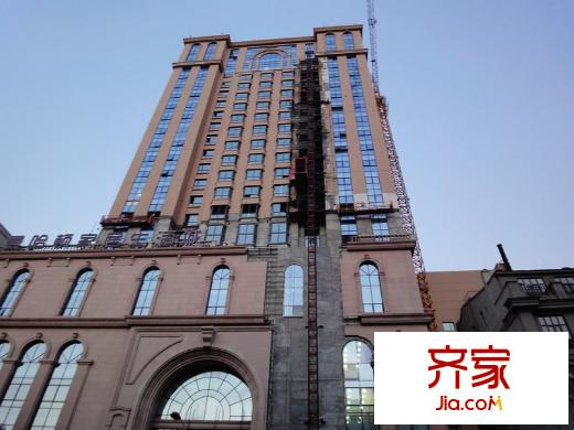 曼哈頓國際外景圖外立面進(jìn)度實拍（2010-10-21）