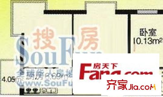 金洋馨園戶型圖戶型圖 1室1廳1衛(wèi)1廚