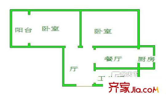 龍江第一村 戶型圖