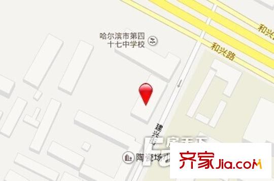 建興街小區(qū)交通圖