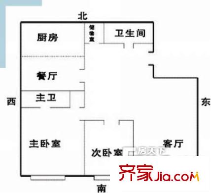 海城福地家園 戶型圖