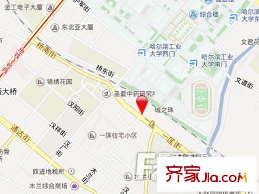 江城之珠交通圖 