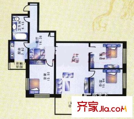 華彩希城 戶型圖