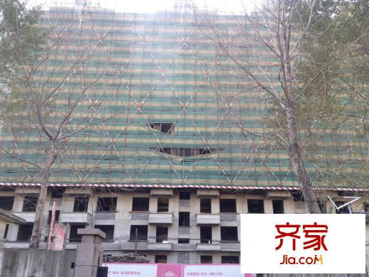 紅星麗苑實景圖樓盤已建至十層以上（2012-10-24）