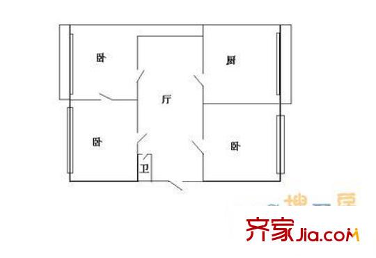 工大名苑 戶(hù)型圖