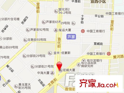 宏威大廈交通圖 