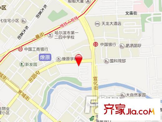 花圃高級公寓交通圖 