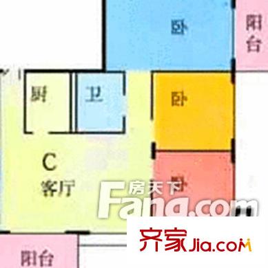 哈爾濱 花圃高級公寓 戶型圖