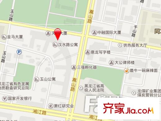 漢水路商住樓交通圖 