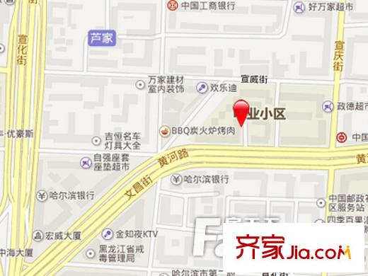 電業(yè)小區(qū)交通圖 
