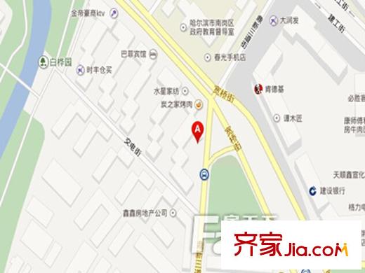 鼎鑫三道街小區(qū)交通圖