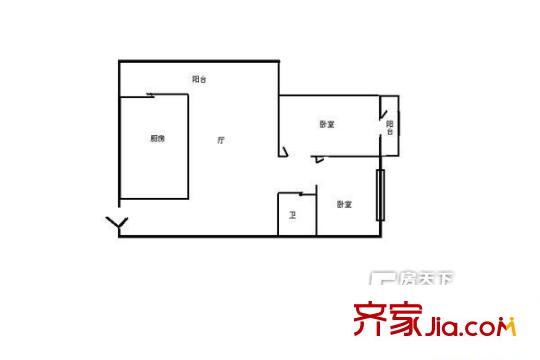 玉山公寓 戶型圖