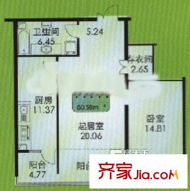 哈爾濱 文昌新苑 戶型圖