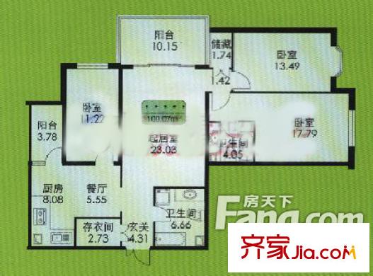 哈爾濱 文昌新苑 戶型圖