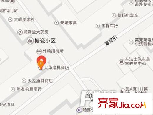 搪瓷小區(qū)交通圖