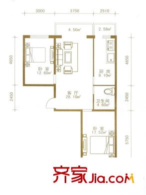 盛世華庭 戶型圖