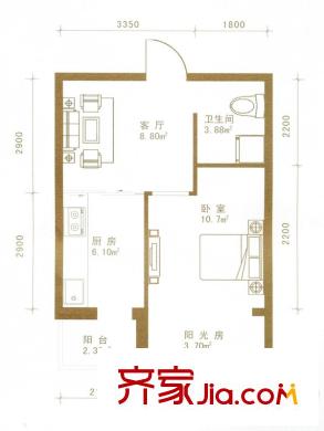 盛世華庭 戶型圖