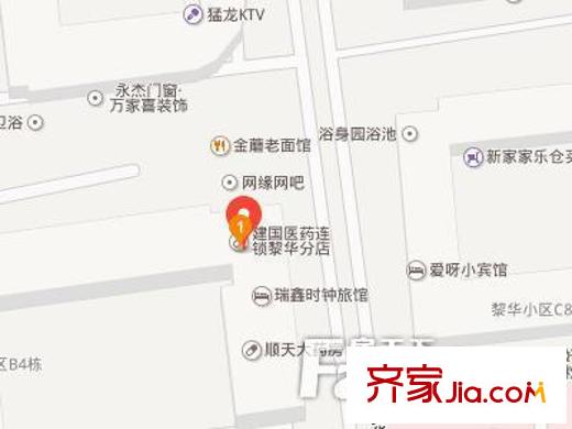 松江電機(jī)廠住宅樓交通圖