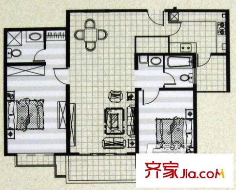 玉山公寓 戶型圖