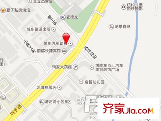 迎賓名苑交通圖 