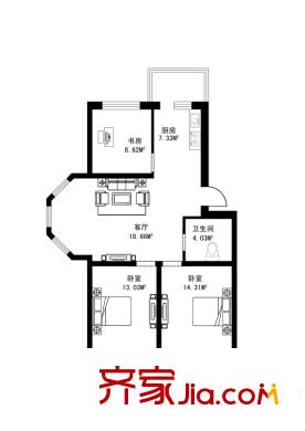 哈爾濱 興建家園 戶型圖