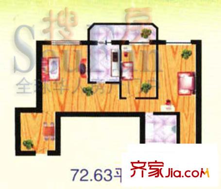 哈爾濱 省人大住宅樓 戶型圖