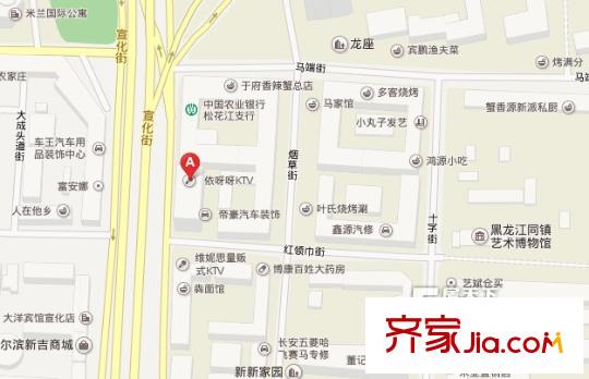 省人大住宅樓交通圖哈爾濱  