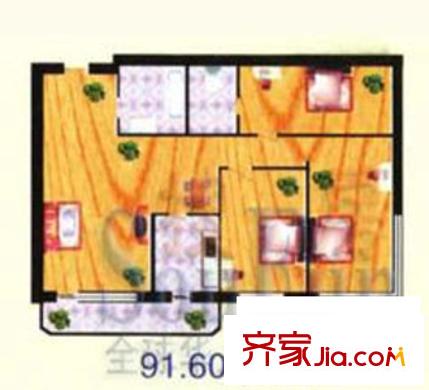 哈爾濱 省人大住宅樓 戶型圖