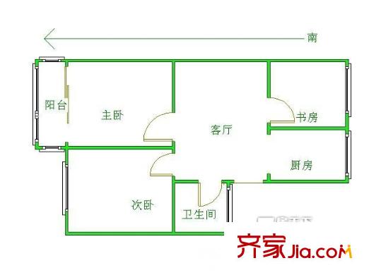 女子監(jiān)獄家屬樓 戶型圖