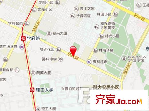 交通科研所家屬樓交通圖 