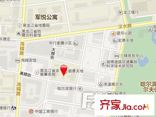 麗景天地交通圖 