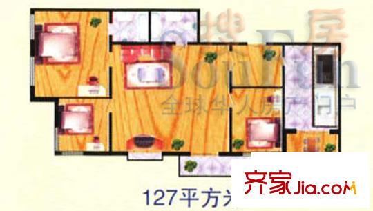 哈爾濱 省人大住宅樓 戶型圖