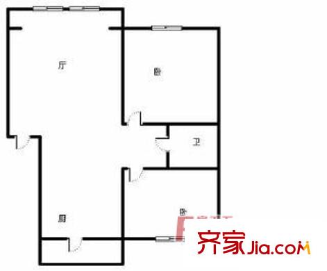  泰和軒?上峰2室1廳1衛(wèi)1廚