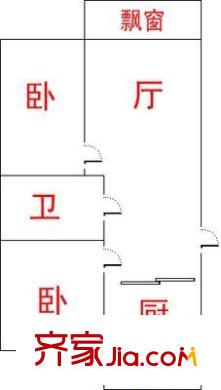  吉祥苑2室1廳1衛(wèi)1廚