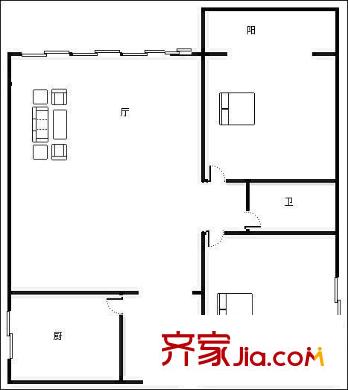 女子監(jiān)獄家屬樓 戶型圖