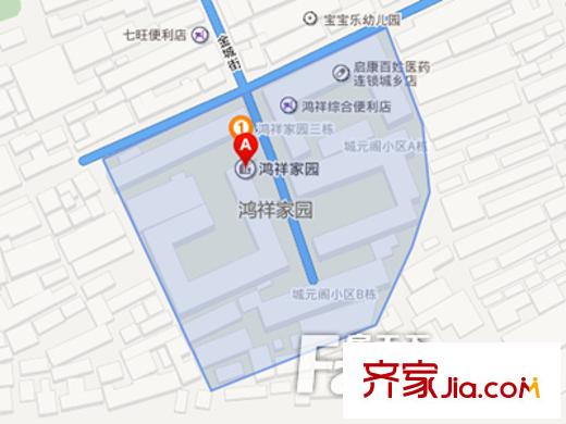 鴻祥家園交通圖