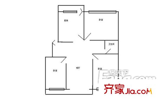 哈爾濱 黑大芳洲園 戶型圖