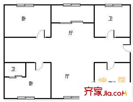 藍(lán)天榮府 戶型圖