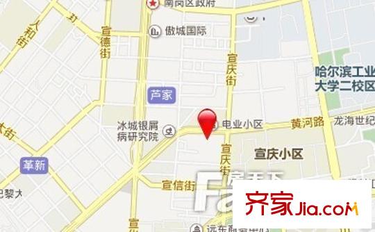 黃河路小區(qū)交通圖