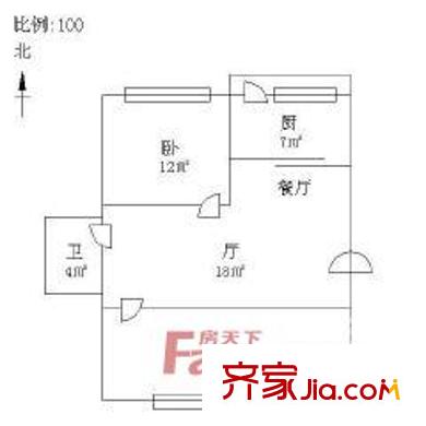 哈爾濱 電興小區(qū) 戶型圖