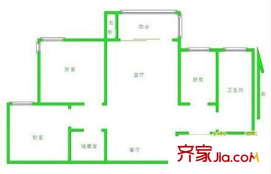 哈爾濱 長江名苑 戶型圖